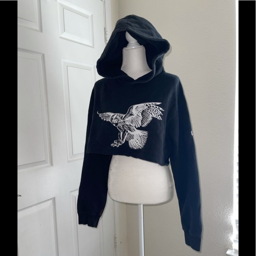 October’s Very Own OVO hoodie cropped sweater